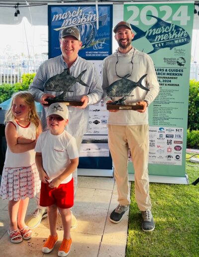 2024 Grand Champion: Angler, Robert Dougherty (of Dallas, TX) Guide and Nick LaBadie (Key West, FL)